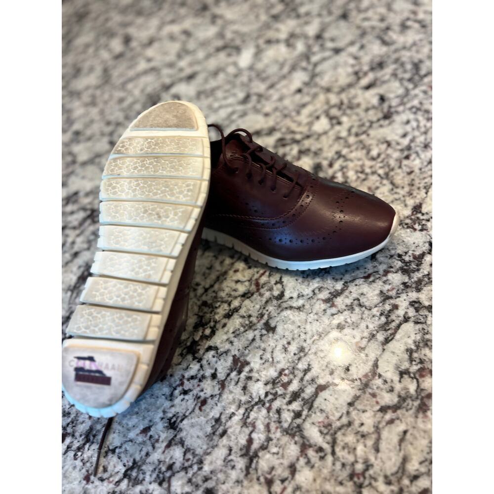 Cole Haan ZERØGRAND Wingtip Oxfords burgundy women’s size 10 - Picture 9 of 15